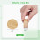 Conjunto de 32 tampas de bambu reutilizáveis e à prova de vazamentos para potes de temperos de 120ml e 180ml, compatíveis com potes redondos 4