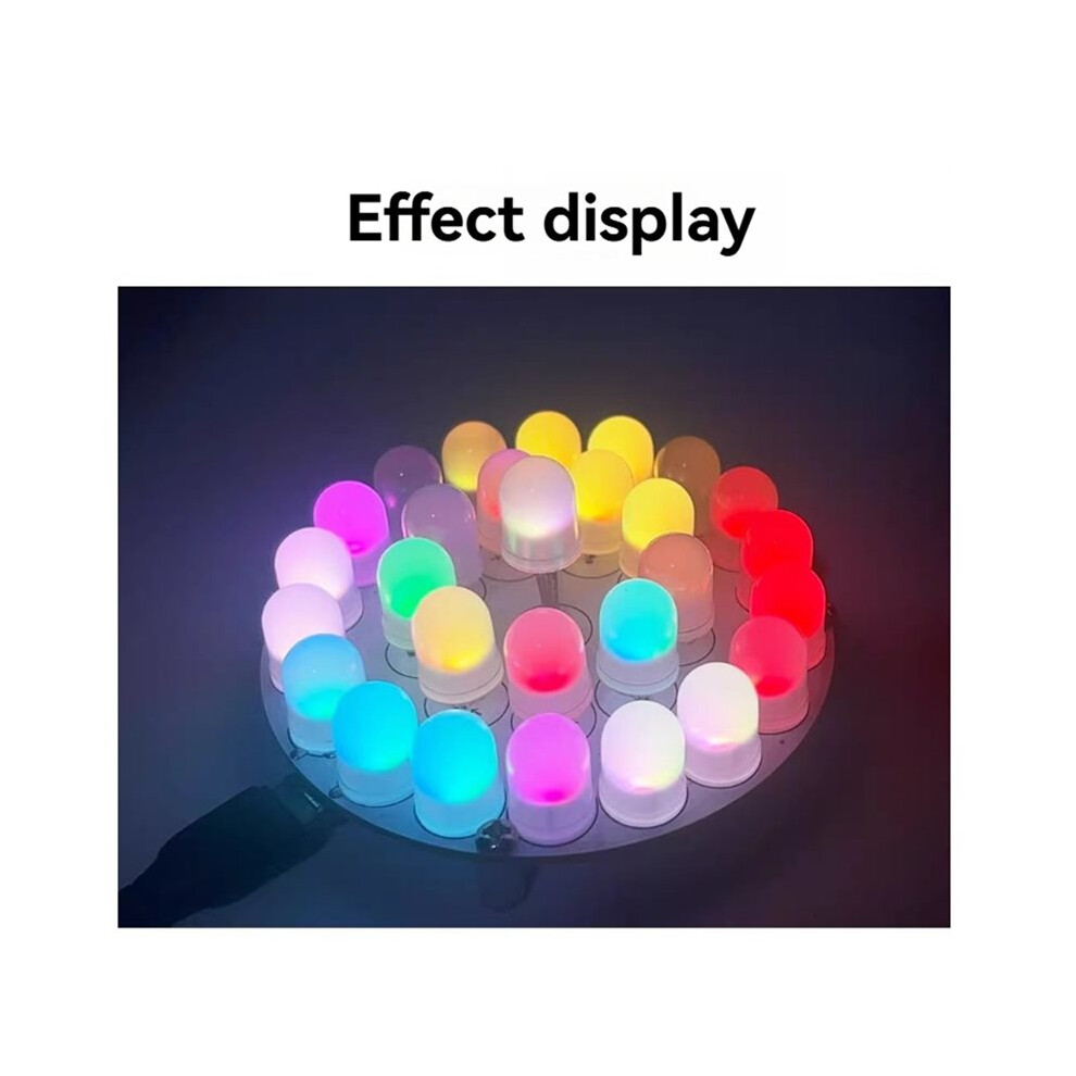 Full-Color LED Lighthouse Kit Touch Control DIY Electronic Kit C51 ...
