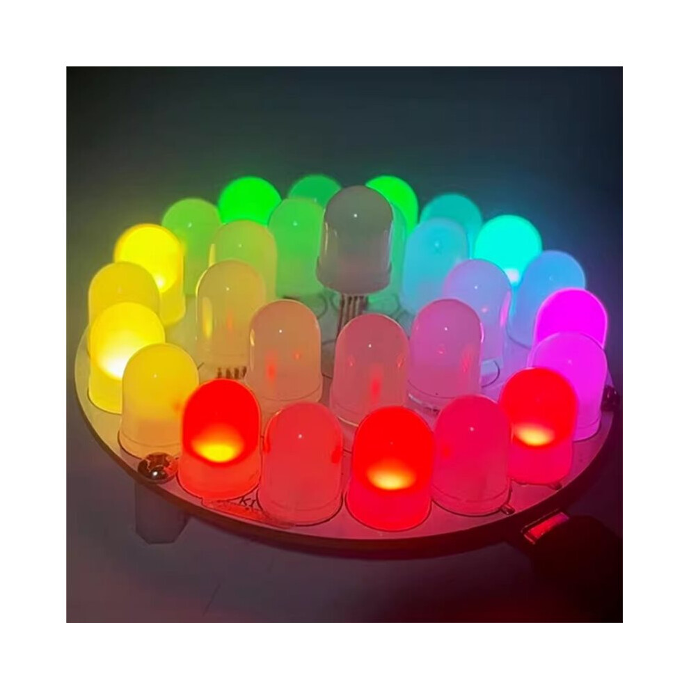 Full-Color LED Lighthouse Kit Touch Control DIY Electronic Kit C51 ...