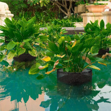 8 Stuks Vijverplantenmanden, Vierkante Herbruikbare Plantenzakken van Ademend Gaas voor Waterplanten