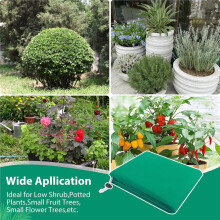 Pacote com 4 Capas Protetoras para Plantas, Proteção Contra Geadas no Inverno, Sacos de Proteção para Arbustos com Cordão, para Jardim Externo