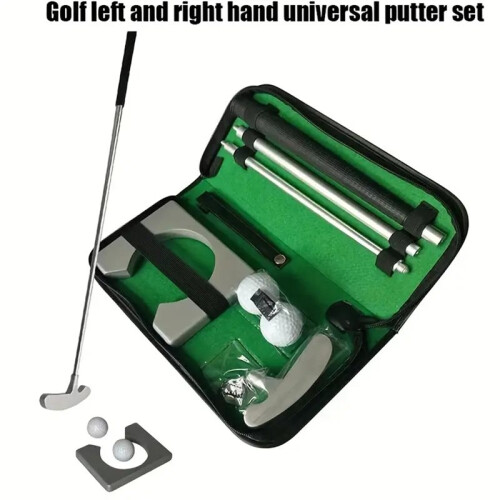 Putting Verde da Interno - Gioco  con Putter, Taglia Buche, Putting Cup, Kit da  per Ufficio 1