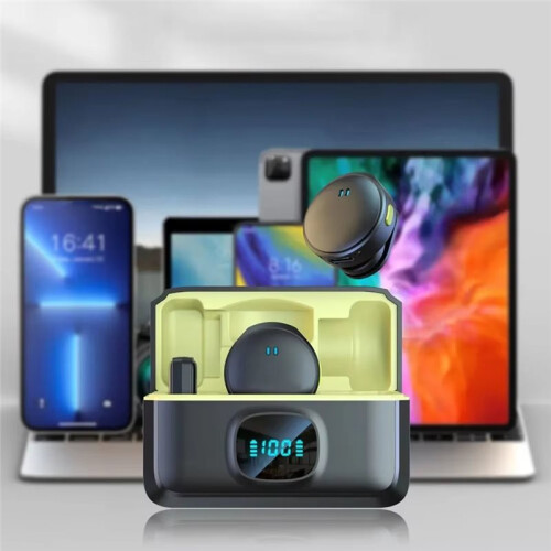 Magnetic Wireless  Lapel Microphone Type-C for Android Devices Live Streaming Interview