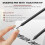For  Intuos Pro Compatible 12pcs Fine Nibs Replacement Kit with Tool 4