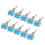 10Pcs MTS-202 SPDT  Toggle  6A 125VAC - Miniature Toggle  3Pin 2 Position Latching Waterproof Cap 2
