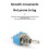 10Pcs MTS-202 SPDT  Toggle  6A 125VAC - Miniature Toggle  3Pin 2 Position Latching Waterproof Cap 3
