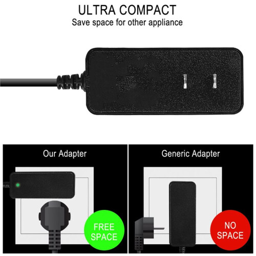 Charger Spare Parts for   E8 E10 E12 C8 C9 C10 C20 Electric Scooter EU Plug 2