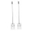 FRCOLOR 2 Pcs Card Holder Extender Stick Auxiliary Rod White 6