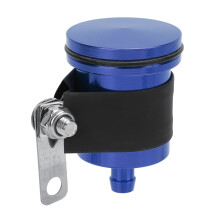 Serbatoio Universale di Olio Freni in Alluminio per Moto, 40ml, Blu, compatibile con R1 R6 Z900