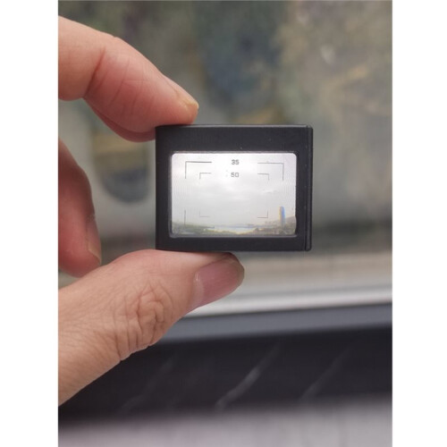 Optical Waist Flat Viewfinder 28mm 40 Frame Lines Adjustable Footrest Offset Pan Focus Mode Left-Right Mirrored 2