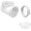 90 Degree Dryer Vent Connector - Easy Installation Tumble Dryer Hose Connector 2