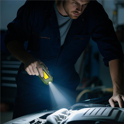 Car COB Work Light Portable Magnet Powerful LED Work Light USB Rechargeable Flashlight for Camping Emergency Torch B 1