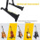 Guitar Classic A-Frame Tripod Justerbart Gitarrstativ för Akustiska Elgitarrer och Ukuleler Hopfällbart Golvstativ 4