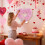 Rose Heart Wreath – Pink Plastic Decorative Wreath 3