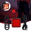 Cycling Tail Light Cycling Rear Light with Intelligent Brake Sensor High Visibility Tail Light with Expression Patterns 7
