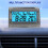 Solar Motorcycle Digital Clock with Date Week Temperature LCD Backlit Display Waterproof Thermometer with Stand Red 7