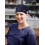 5 Pieces Bouffant Cap with Buttons Unisex Sweatband Adjustable Tie Back Hat 2