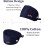 5 Pieces Bouffant Cap with Buttons Unisex Sweatband Adjustable Tie Back Hat 4
