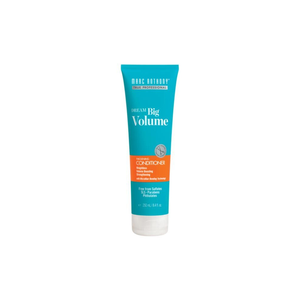 Marc Anthony Dream Big Volume Thickening Conditioner 250ml  Volumizing & Strengthening Conditioner for Fine, Limp Hair