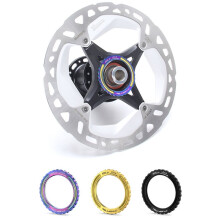 RISK Titanium Alloy MTB Bicycle CP Center Lock Disc Cover Lock Ring Nut for  Wheelset WTO Road Bike Centerlock Rotor A
