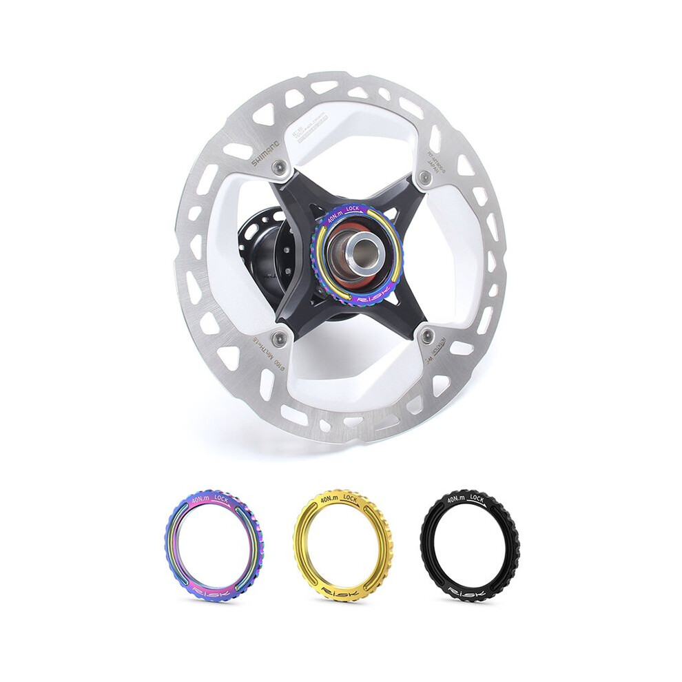 Risk Titanium Alloy Mtb Bicycle Cp Center Lock Disc Cover Lock Ring Nut For Wheelset Wto Road Bike Centerlock Rotor A 4714117497054