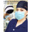 5 Pieces Bouffant Cap with Buttons Unisex Sweatband Adjustable Tie Back Hat 6