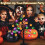 Μαύρο δέντρο για το Halloween με φωτάκι κολοκύθας, νυχτερίδα, αράχνη, USB/μπαταρία, 2