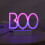 Boo LED Neon Lamp – White, 22x16.5cm, USB/Battery Powered 3