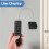 Retractable Remote Control Tethers, Remote Cable Lock , 6.6Ft /2M Remote Control Security Lock for TV and DVD 3 Pcs 4