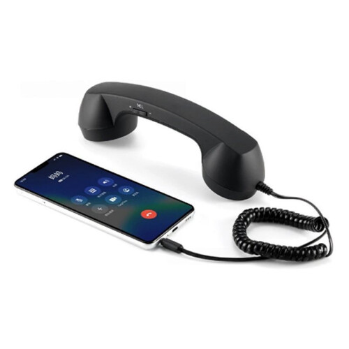 Fones de Ouvido com Receptor para Telefone Celular Retrô e com Fio para Chamadas Confortáveis. 2