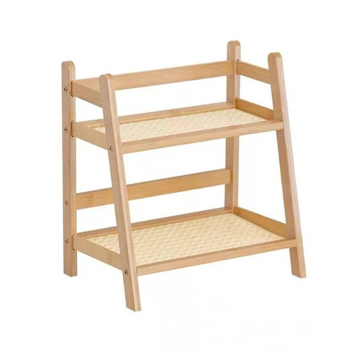Double Layer Desktop Organizer Shelf for Office Kitchen Cup Holder Storage Holders Rack 2 Tiers Space Saving 1