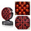 par magnetiske slepelys tilhengerlys bremsebaklys 12 volt sett LED 5