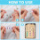168Pcs Beadable Keychains Kit, Keychains Bulk for Keychain Making Accessories with Beadable Keychain Bars Silicone Beads 3