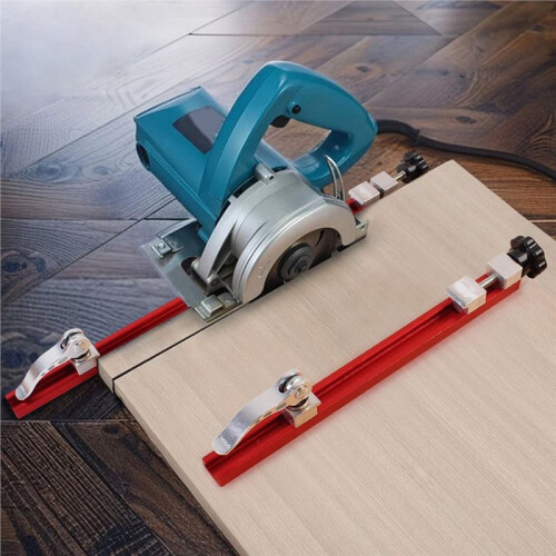1Pc Circular Saw Guide Rail, Precision Adjustable Cutting Machine Base Guide for Woodworking, Cutting Guide Cutting A 1