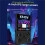 XF40V Retro Handheld Game Console 4.0 Inch IPS Screen WiFi Retro Gaming Console Linux System 128G  Arcade Black 2