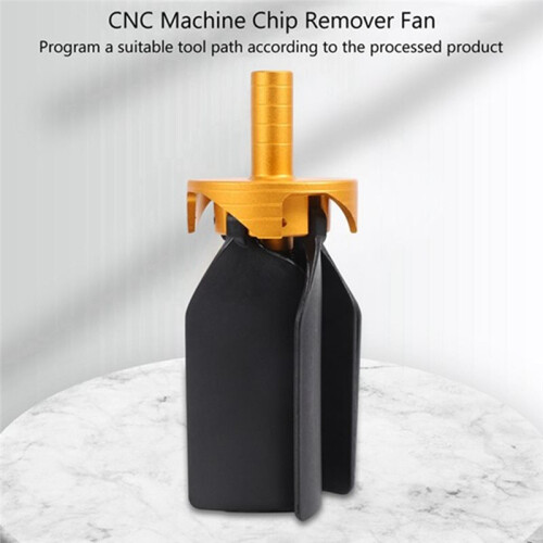 2 Pcs D16 CNC Machine Chip Removal Fan Scrap Sweeper Automatic Cleaning Tool for Engraver Dust Removing 2