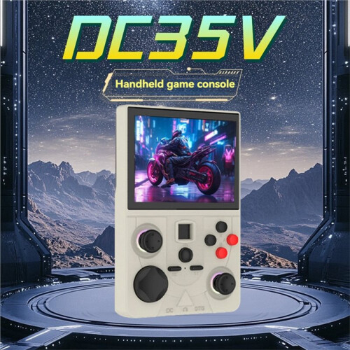 DC35V Open Source Handheld Game Console 64GB 3.5Inch IPS Screen Portable Pocket Video Player Supports 30+ Emulators 1