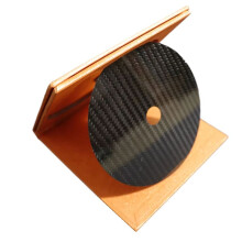Base de Disque de Bande CD en Fibre de Carbone Haut de Gamme, Coussin de Réglage, Platine Audio HiFi, Machine Antichoc, Amortisseurs de Vibrations