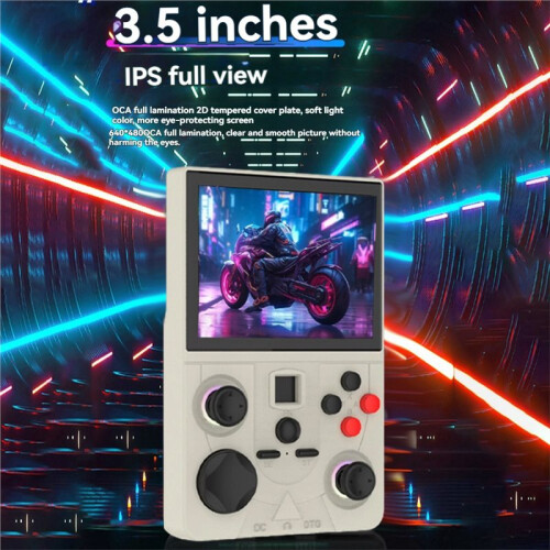 DC35V Open Source Handheld Game Console 64GB 3.5Inch IPS Screen Portable Pocket Video Player Supports 30+ Emulators 2