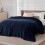 Κουβέρτες GentleSoft Fleece Full Size Navy - Μαλακή, Ελαφριά, Βελούδινη, Αφράτη, Άνετη, Πολυτελής 4