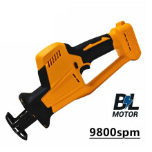 Brushless Reciprocating Saw Adjustable Speed Cordless Electric Saw for 20V Battery Wood Metal PVC Pipe Power Tool