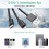 4-in-1 Memory Stick Pro Duo Adapter Triple /USB-C/USB-A for /Micro /MS/XD Picture Card, Memory Card Reader 6