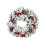 Handmade Christmas Wreath Ginkgo Snowflakes White Cedar 2