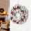 Handmade Christmas Wreath Ginkgo Snowflakes White Cedar 4