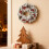 Handmade Christmas Wreath Ginkgo Snowflakes White Cedar 5