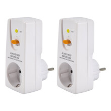 2pack 16A Gfci Leakage Protection Plug Rcd Socket Home Circuit Breaker Cutout  Personal Protection Plug EU Plug