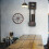 Decor de perete cu roată de trăsură western, maro, rustic, pachet de 1 7