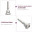 Euphonium Mouthpiece Silver 1 Piece 4