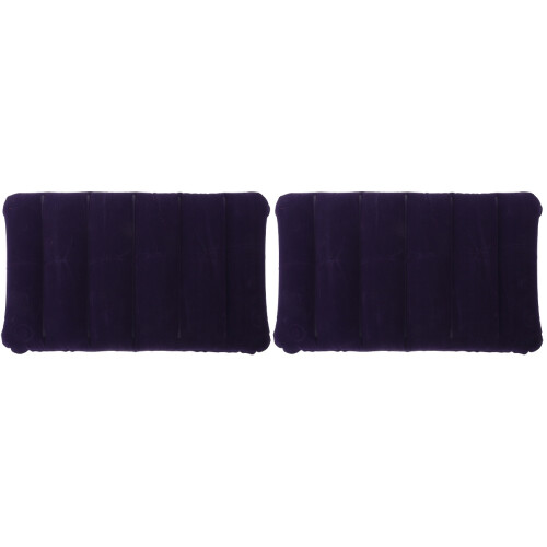 2Pièces Oreiller De Randonnée Gonflable Portable Respirant 1