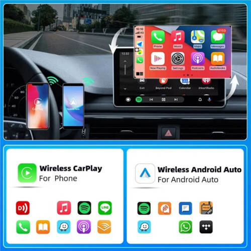 CarPlay for Android Auto Adapter Wireless USB A Type C 2  USB Dongle Car  Box for  for  for  A